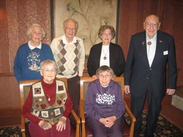 Bothell High Class of 1936 students have been meeting at Brittany Park Retirement Community in Woodinville for lunch twice yearly for the last 12 years. Pictured at their recent gathering are: back row