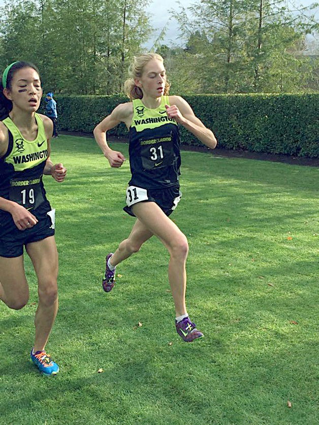 Amber Rose of Inglemoor High School placed third overall at the Elite Nike Washington and Oregon Borderclash.