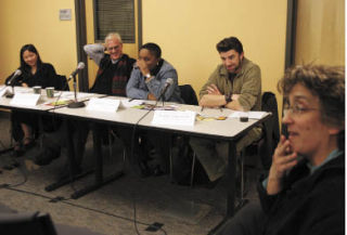 Panelists participating in the Cultural Studies Career Path seminar at the University of Washington