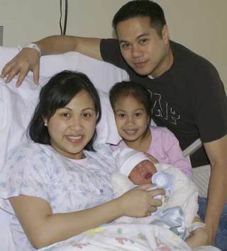Bon and Amppy Pineda of Redmond welcome their son