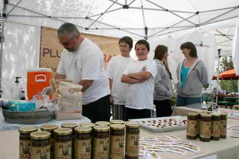 During a recent farmers market in Bellevue