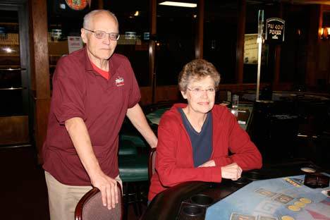 Kenmore Lanes Casino's Frank and Joann Evans.