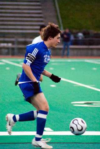 Bothell captain Cole Correll opened up the scoring against the Mustangs on Tuesday