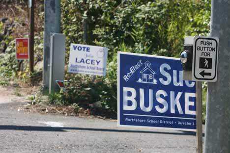 A few primary signs in Bothell.