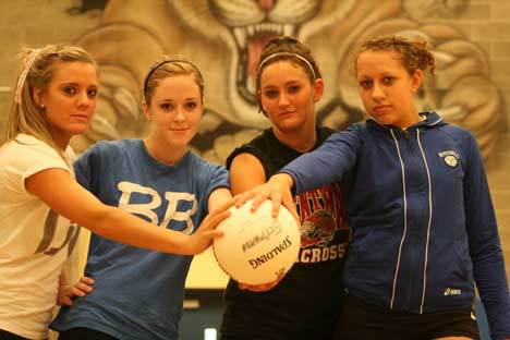 Bothell High senior volleyballers