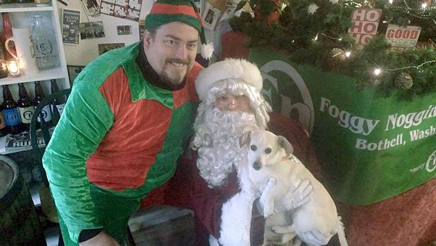 The Foggy Noggin Brewery in Bothell will host a visit from Santa on Saturday