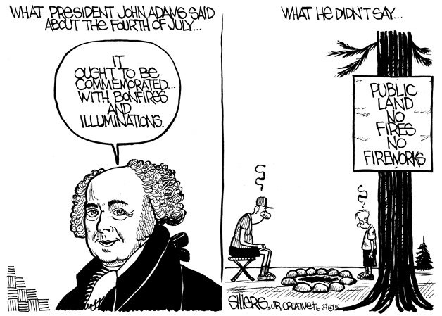 What President John Adams said about the Fourth of July | Cartoon for June 29