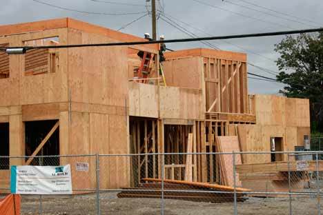 Rising up at the corner of Main Street and 104th Avenue Northwest