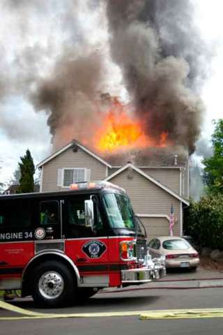 Bothell fire May 18 on Northeast 168th St.