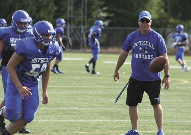 Bothell High School head football coach Tom Bainter