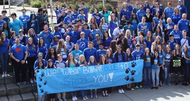 Bothell's Canyon Park Junior High School raised almost $800 to give to Oso victims.