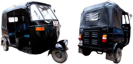 Joy Bloser and her team will be riding one of these types of rickshaws in the upcoming charity race through India and Nepal.