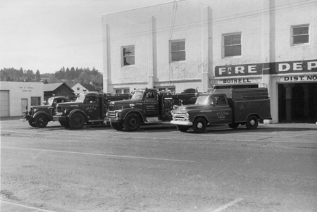 Bothell Fire Public Information Officer Lisa Allen didn't have an exact date for this shot of an early Bothell fire station in what is now Bothell City Hall.