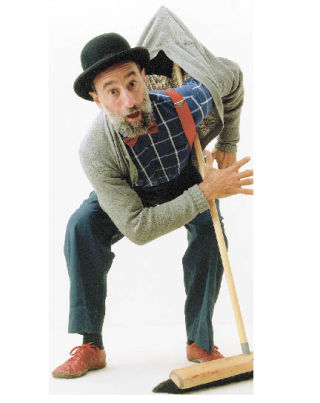 Avner the Eccentric will perform his comedy act at 1 and 4 p.m. Nov. 30 at the Kirkland Performance Center