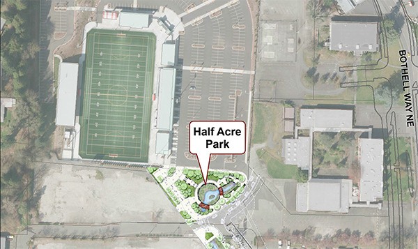 The site of the future Bothell park