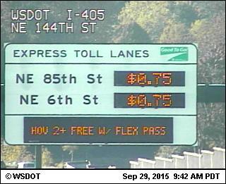 The first day of tolling on I-405 proved to give drivers who paid a fast commute and a very slow commute for others.