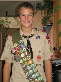Glen Zinck recently achieved the rank of Eagle Scout in Kenmore Boy Scout Troop 582. Glen is 16