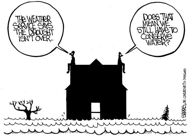 The weather service says the drought isn't over | Cartoon for Nov. 6