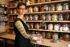 Oriental herbs are just one of the several alternative medicines offered by Elisha Weinberg at her Kenmore healing center. The herbs often are used to make various teas.