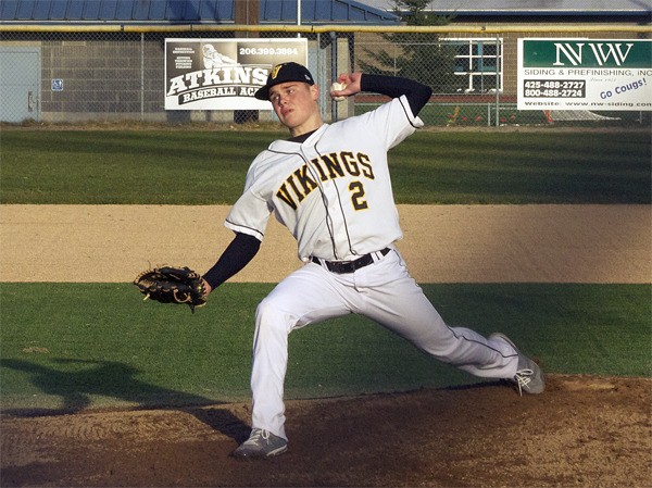 Viking senior southpaw Danny Larsen will be one of Inglemoor's staff leaders this spring. In his last start