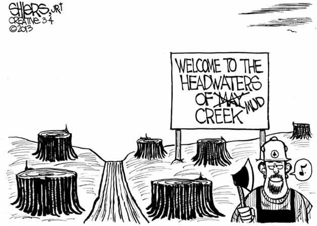Welcome to the headwaters of Mud Creek | Cartoon for March 10