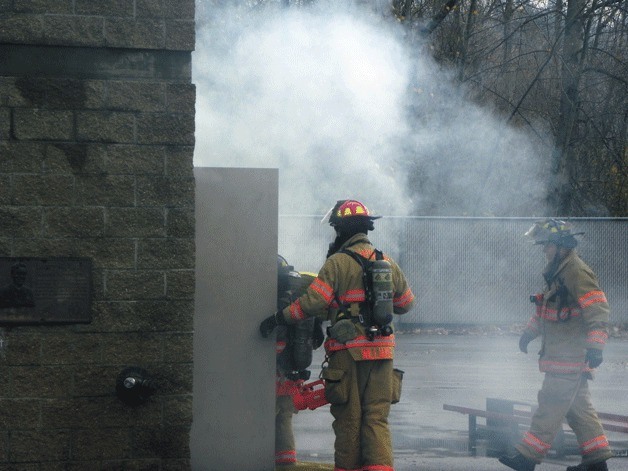 Study of firefighters shows dehydration contributed to increased blood viscosity.