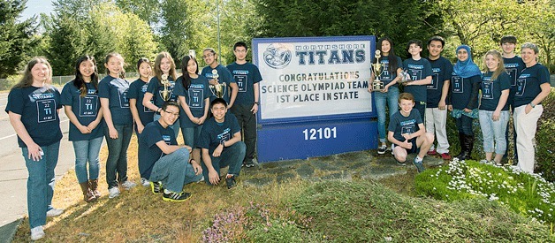 The Northshore Junior High Science Olympiad team recently won the state competition