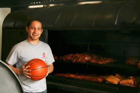 Inglemoor High graduate Skyler Riley says that attending the Kenmore school gave him the drive to open Rainin’ Ribs in Lake Forest Park. Here