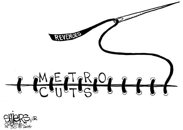 Revenues will cure Metro cuts | Cartoon for Oct. 4
