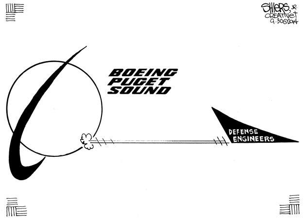 Boeing Puget Sound vs. defense engineers | Cartoon