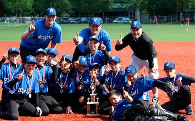 The Bothell Select 10U baseball team.