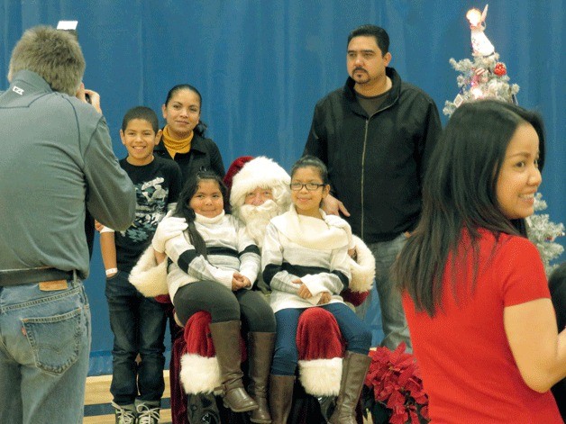 Northshore families got a chance to take a photo with Santa during the Rotary Club of Northshore's annual Breakfast with Santa event.