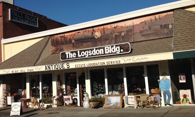 The Logsdon Building in downtown Bothell receive a new look with a historical feel.