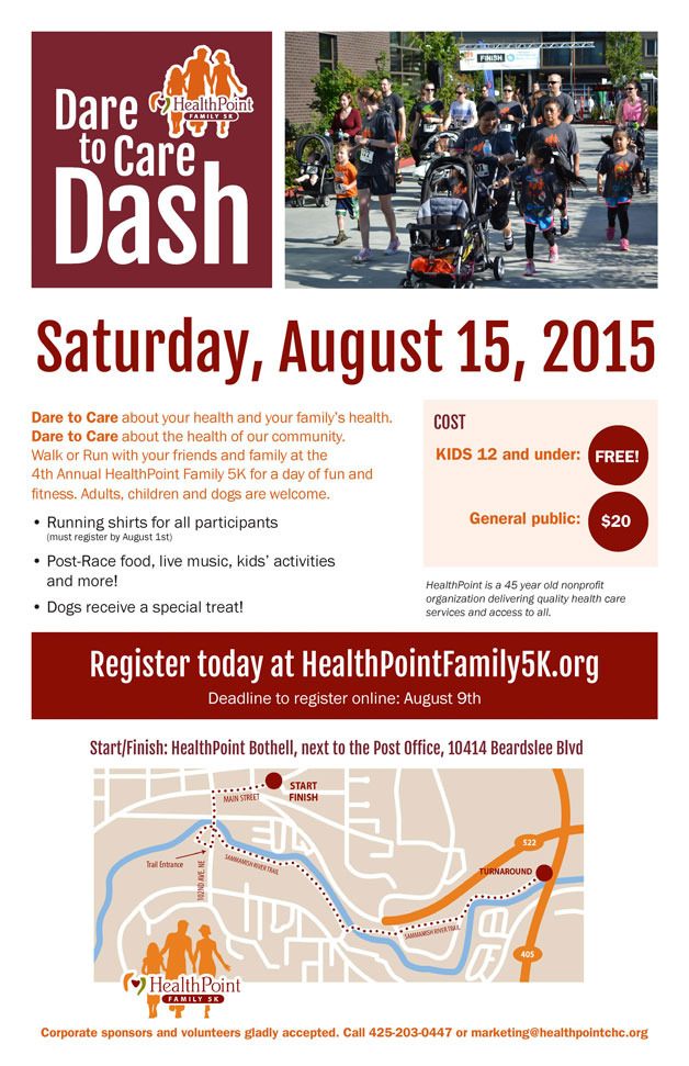 HealthPoint's Dare to Care 5k runs this Sat., Aug. 15