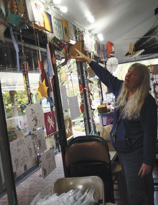 Janet DeGrave Opens a new crafts store in Country Village in honor of local artists and kids.