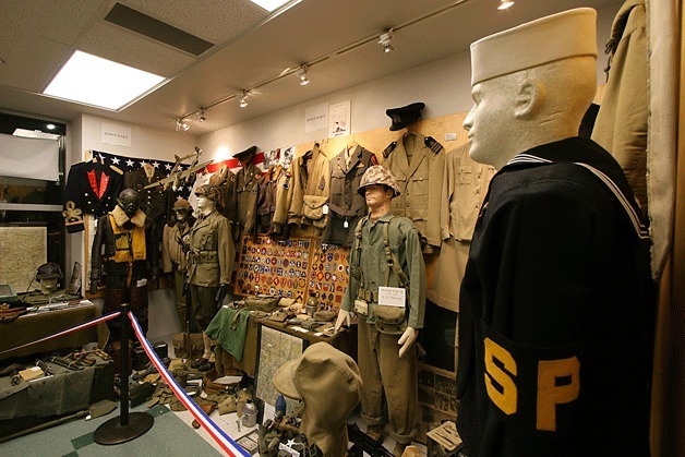 The exhibit pictured here is now in storage due to lack of space for the Veterans Heritage Museum.