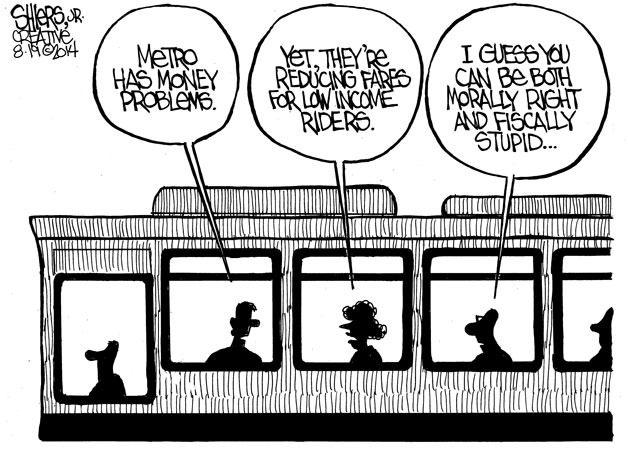 King County Metro has money problems | Cartoon for Aug. 23