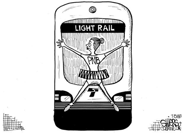 Pacific Northwest Ballet vs. Light Rail | Cartoon for July 17