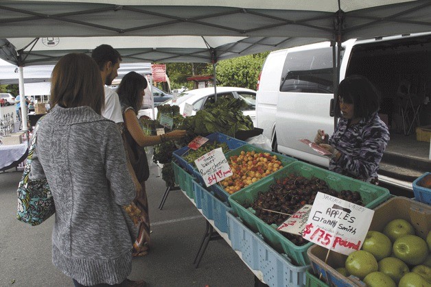 The Bothell Farmers' Market at Country Village opened its 2013 season today with 14 vendors. The market will run through Oct. 4 on every Friday between noon and 6 p.m.