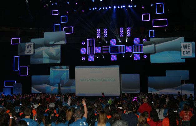 Skyview Junior High students attended We Day in Seattle.