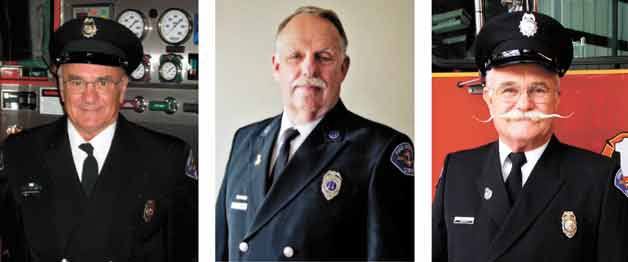 Snohomish County Fire District 1 Capt. Bruce Davis and Firefighters Wayne Kindig and Mike Smith will be honored Dec. 13 at a retirement ceremony recognizing their service to the citizens of south Snohomish County.