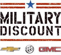 GM offers a military and veteran discount on new cars.