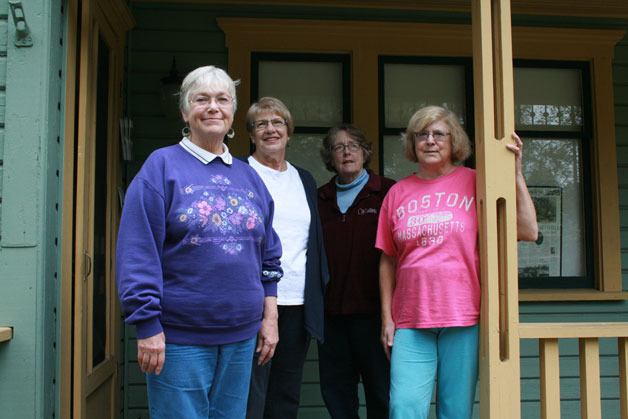 Bothell Historical Museum volunteers from left to right