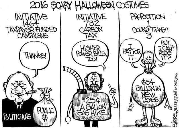 2016 scary Halloween costumes | Cartoon for Oct. 28