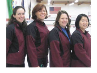 Team Washington curlers Gabrielle Coleman