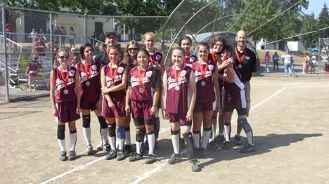 Northlake Little League's junior fastpitch team.