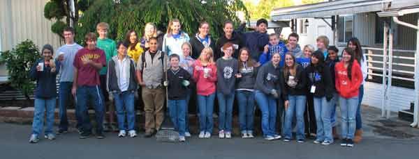 Bothell High FBLA (Future Business Leaders of America) volunteered at Rivershores Mobile Home Park Oct. 16. Twenty-eight students assisted the residents with yard work and other various jobs. Working at Rivershores has become a tradition for the Bothell FBLA