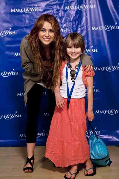 Isabella McKnight and Miley Cyrus.