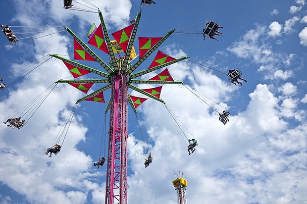 The high-flying rides are back as the Washington State Fair opens its traditional 17-day run in Puyallup. The fair stretches Sept. 6-22.