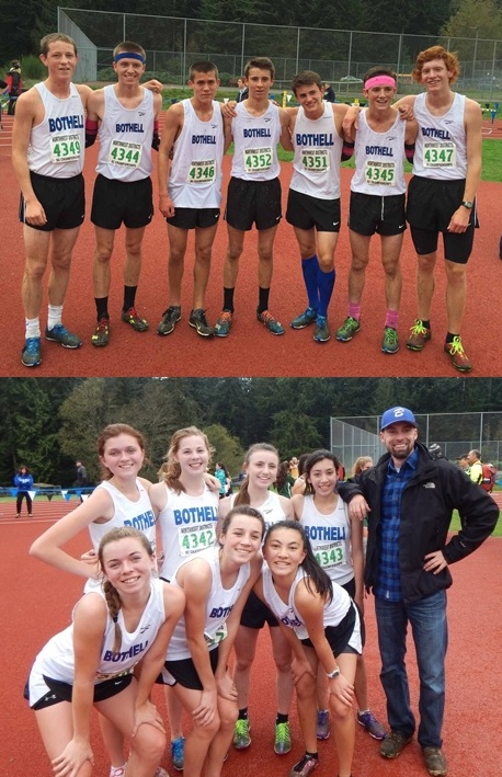 The Bothell High School boys and girls cross country teams